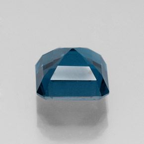 Topaze bleue naturelle taille émeraude, 2,32 ct, VVS