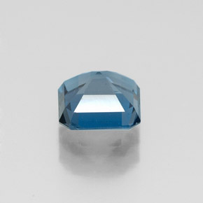 Topaze bleue naturelle taille émeraude, 1,27 ct, VVS