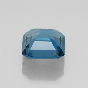 Topaze bleue naturelle taille émeraude, 2,44 ct, VS