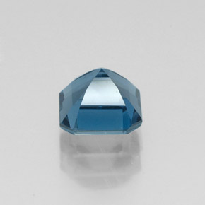 Topaze bleue naturelle taille émeraude, 1,30 ct, VVS-VS