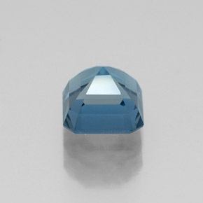 Topaze bleue naturelle taille émeraude, 1,44 ct, VVS-VS