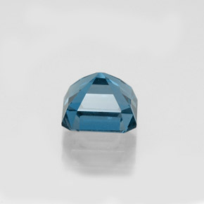 Topaze bleue naturelle taille émeraude, 1,65 ct, VVS