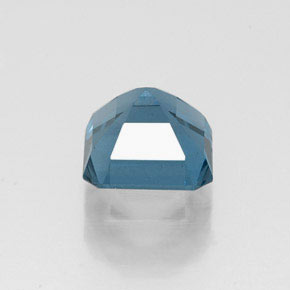 Topaze bleue naturelle taille émeraude, 1,47 ct, VVS