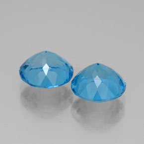 Achetez naturel ct bleue topaze gems, coupe roude, en provenance brésil chez gemselect. en stock, livraison internationale!
