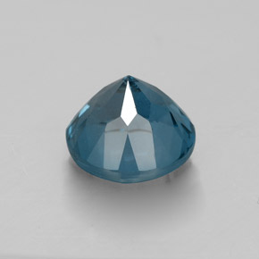Topaze bleue naturelle coupe roude, 1,98 ct, VVS