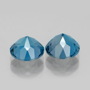 Achetez naturel ct bleue topaze gems, coupe roude, en provenance brésil chez gemselect. en stock, livraison internationale!
