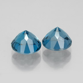 Achetez naturel ct bleue topaze gems, coupe roude, en provenance brésil chez gemselect. en stock, livraison internationale!