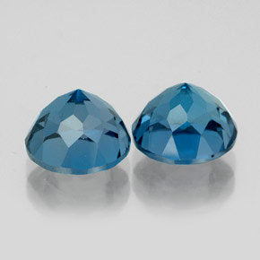 Achetez naturel ct bleue topaze gems, coupe roude, en provenance brésil chez gemselect. en stock, livraison internationale!