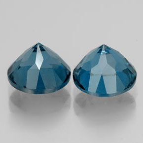 Achetez naturel ct bleue topaze gems, coupe roude, en provenance brésil chez gemselect. en stock, livraison internationale!