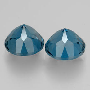 Achetez naturel ct bleue topaze gems, coupe roude, en provenance brésil chez gemselect. en stock, livraison internationale!