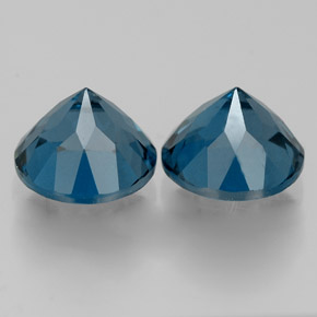 Achetez naturel ct bleue topaze gems, coupe roude, en provenance brésil chez gemselect. en stock, livraison internationale!