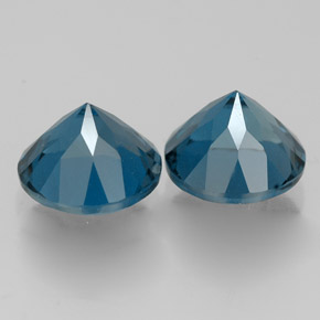 Achetez naturel ct bleue topaze gems, coupe roude, en provenance brésil chez gemselect. en stock, livraison internationale!