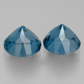 Achetez naturel ct bleue topaze gems, coupe roude, en provenance brésil chez gemselect. en stock, livraison internationale!
