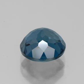 Topaze bleue naturelle coupe roude, 2,61 ct, VS
