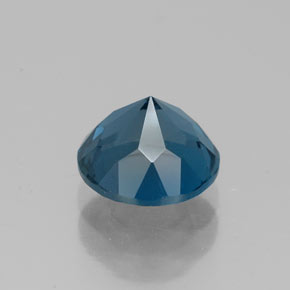 Topaze bleue naturelle coupe roude, 1,87 ct, VS