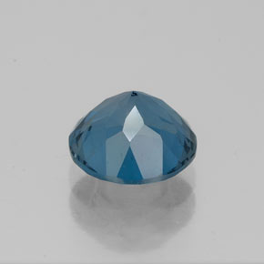 Topaze bleue naturelle coupe roude, 1,74 ct, VS