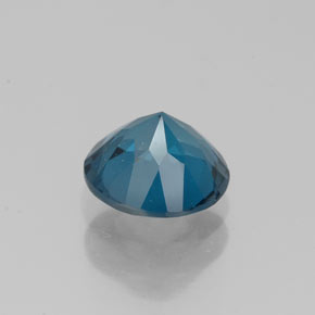 Topaze bleue naturelle coupe roude, 1,46 ct, VVS-VS