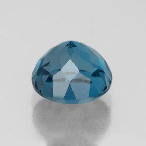 Topaze bleue naturelle coupe roude, 2,92 ct, VVS