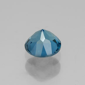 Topaze bleue naturelle coupe roude, 1,85 ct, VVS