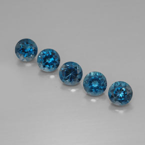 Achetez naturel ct bleue topaze gems, coupe roude, en provenance brésil chez gemselect. en stock, livraison internationale!