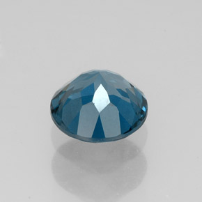 Topaze bleue naturelle coupe roude, 1,57 ct, VVS