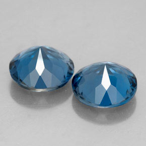 Achetez naturel ct bleue topaze gems, coupe roude, en provenance brésil chez gemselect. en stock, livraison internationale!