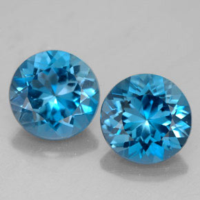 Achetez naturel ct bleue topaze gems, coupe roude, en provenance brésil chez gemselect. en stock, livraison internationale!