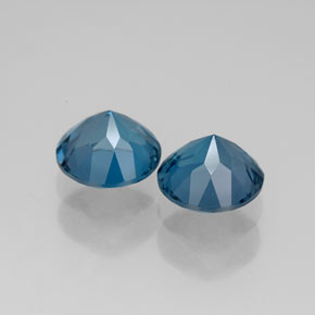 Achetez naturel ct bleue topaze gems, coupe roude, en provenance brésil chez gemselect. en stock, livraison internationale!