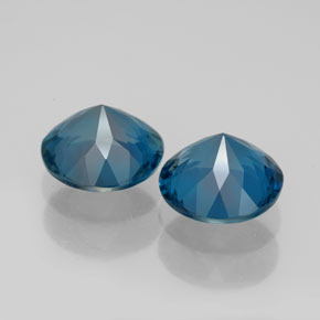 Achetez naturel ct bleue topaze gems, coupe roude, en provenance brésil chez gemselect. en stock, livraison internationale!