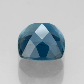 Topaze bleue naturelle coupe coussin, 3,12 ct, VVS