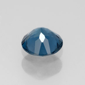 Topaze bleue naturelle coupe roude, 1,39 ct, VS