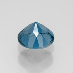Topaze bleue naturelle coupe roude, 1,75 ct, VS