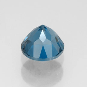 Topaze bleue naturelle coupe roude, 1,98 ct, VS