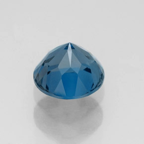 Topaze bleue naturelle coupe roude, 1,82 ct, VVS