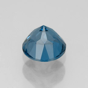 Topaze bleue naturelle coupe roude, 1,89 ct, VVS