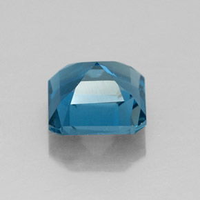 Topaze bleue naturelle taille émeraude, 2,27 ct, VS