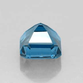 Topaze bleue naturelle taille émeraude, 2,51 ct, VS