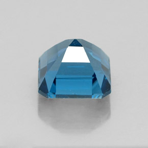 Topaze bleue naturelle taille émeraude, 2,47 ct, VVS