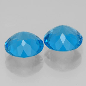 Achetez naturel ct bleue topaze gems, coupe roude, en provenance brésil chez gemselect. en stock, livraison internationale!