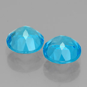 Achetez naturel ct bleue topaze gems, coupe roude, en provenance brésil chez gemselect. en stock, livraison internationale!
