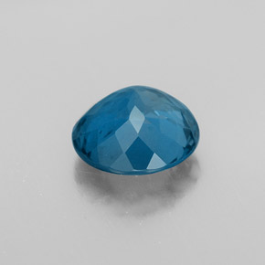 Topaze bleue naturelle coupe roude, 3,34 ct, VS-SI