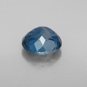 Topaze bleue naturelle coupe roude, 2,48 ct, VVS-VS