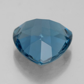 Topaze bleue naturelle trillion, 6,63 ct, VVS