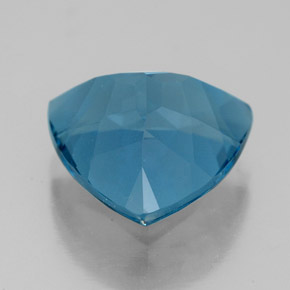 Topaze bleue naturelle trillion, 6,69 ct, VVS