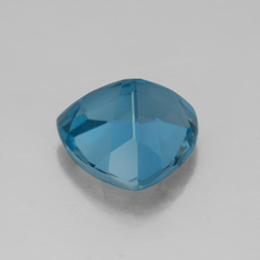 Topaze bleue naturelle trillion, 5,28 ct, VVS