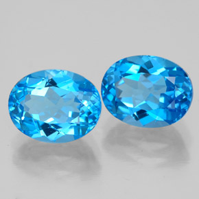 Achetez naturel ct bleue topaze gems, coupe ovale, en provenance brésil chez gemselect. en stock, livraison internationale!
