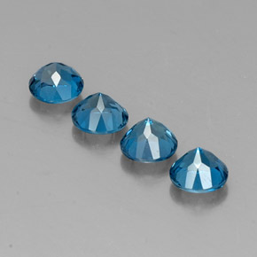 Achetez naturel ct bleue topaze gems, coupe roude, en provenance brésil chez gemselect. en stock, livraison internationale!