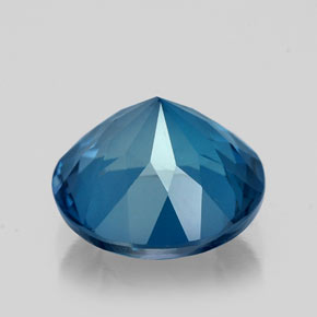 Topaze bleue naturelle coupe roude, 2,58 ct, VS