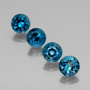 Achetez naturel ct bleue topaze gems, coupe roude, en provenance brésil chez gemselect. en stock, livraison internationale!