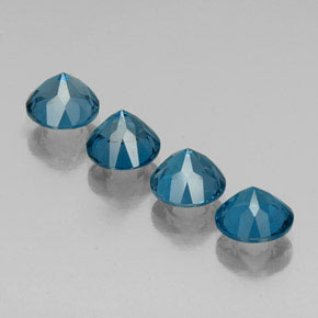 Achetez naturel ct bleue topaze gems, coupe roude, en provenance brésil chez gemselect. en stock, livraison internationale!